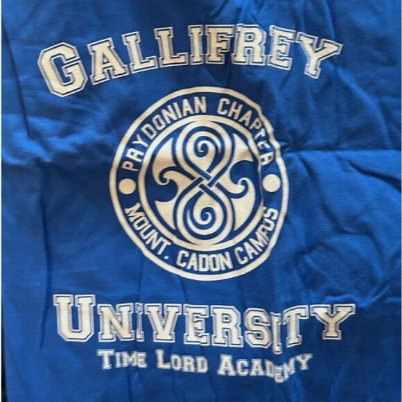 NEW! Dr Who T-shirt Gallifrey University: TIme Lord Academy - Picture 1 of 4